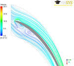 Computational fluid dynamics (3D-CFD): Guide vane