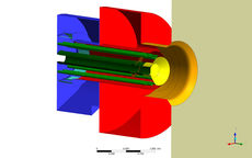 Burner geometry inner baffle cone