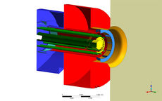 Brennergeometrie Prallkegel 90° Prallblech außen