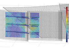 Pumpturbine: Strömungsvisualisierung basiered auf PIV-Ergebnisse Pumpturbine: Strömungsvisualisierung basiered auf PIV-Ergebnisse