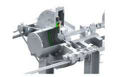 3D-CAD-Model des Dichtungsprüfstand